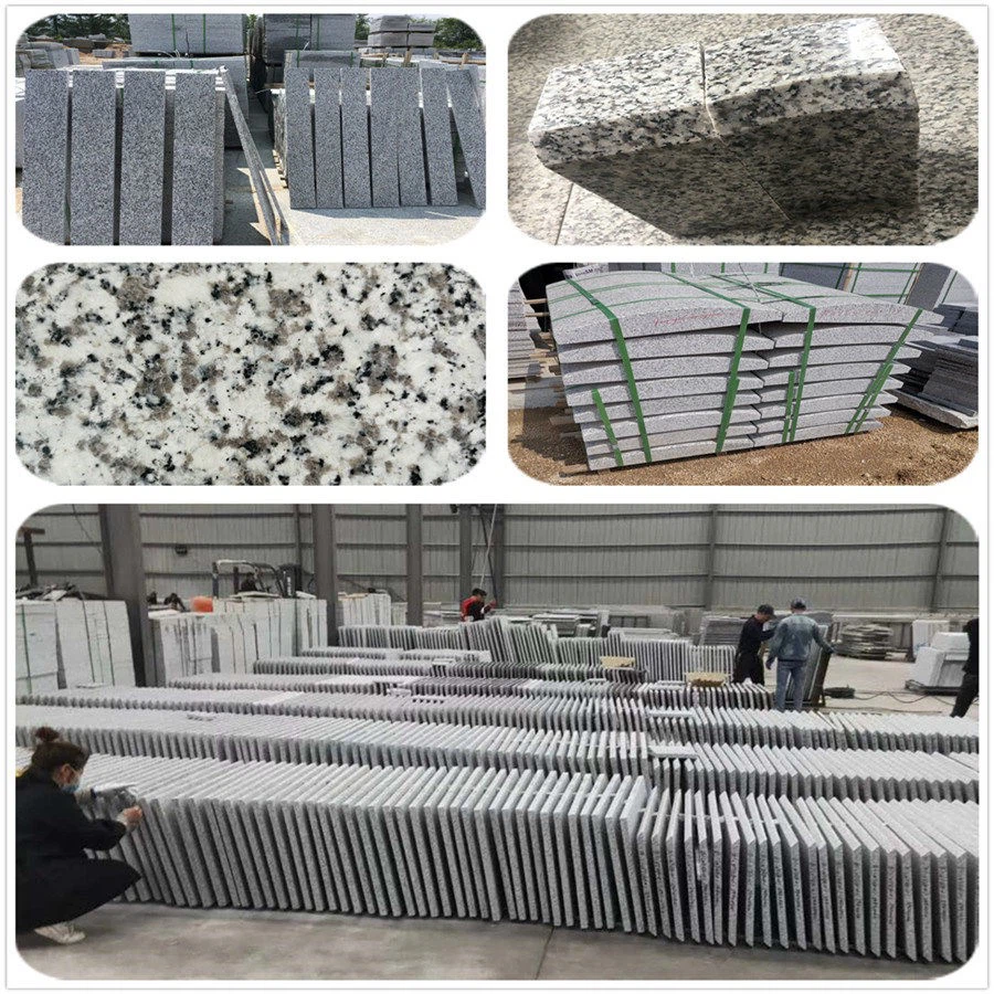 Jilin white granite tiles for stairs