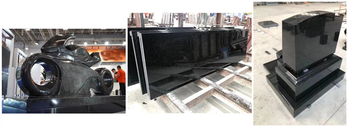 polished Black granite