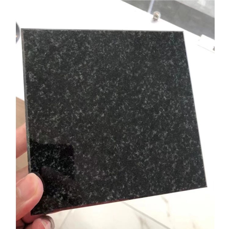 Polished Black granite stones