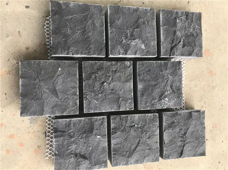 zhangpu black cleft cubes on mesh zhangpu black cleft cubes on mesh