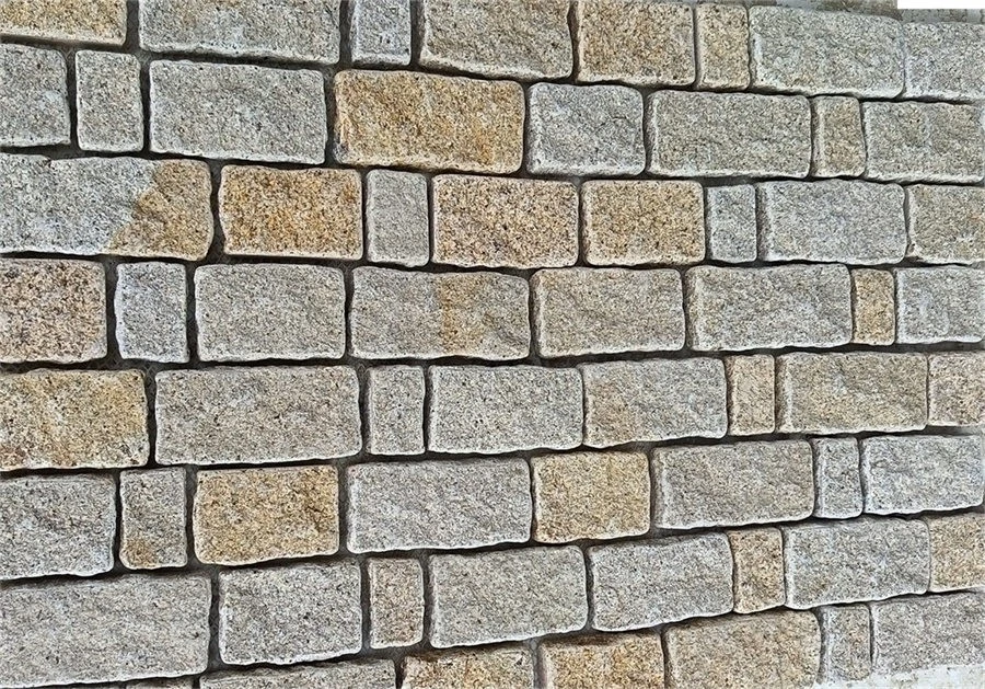 yellow granite cobbles yellow granite cobbles